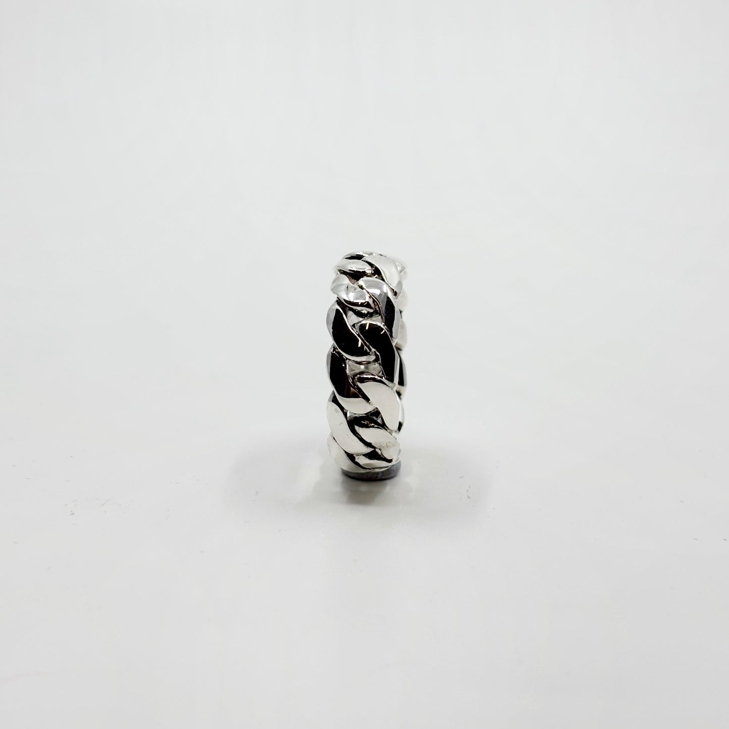 8mm Cuban link ring