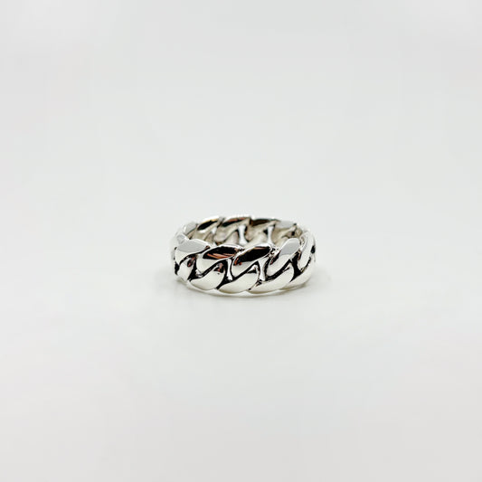 8mm Cuban link ring